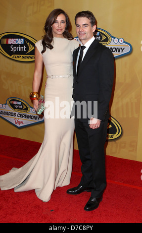 Ingrid Vandebosch, Jeff Gordon 2011 Nascar Sprint Cup Series Awards Ceremony at Wynn Resort and Casino Las Vegas, Nevada - Stock Photo