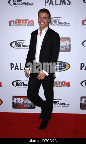 Derek Hough 4th Annual Fighters Only World Mixed Martial Arts Awards 2011 at The Palms Casino Hotel Las Vegas, Nevada - Stock Photo