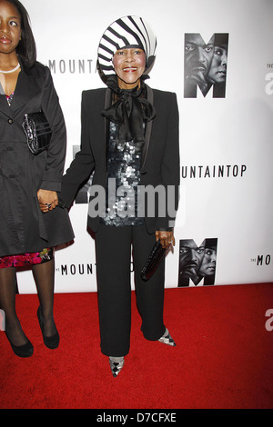 Cicely Tyson Opening night of the Broadway play 'The Mountaintop' at the Bernard B Jacobs Theatre - Arrivals. New York City, Stock Photo