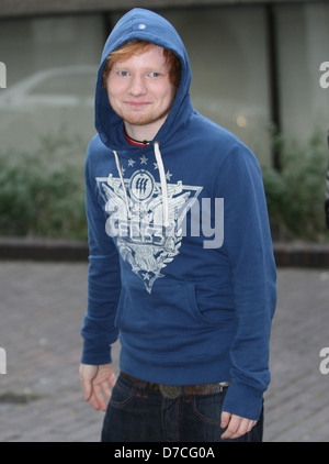 Ed Sheeran at the ITV studios London, England - 29.11.11 Stock Photo