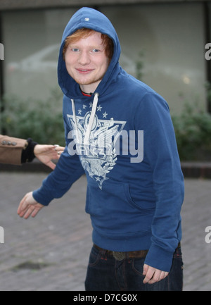 Ed Sheeran at the ITV studios London, England - 29.11.11 Stock Photo