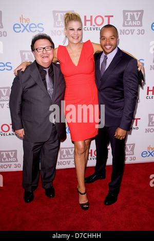 Wayne Knight, Kristen Johnston and Donald Faison TV Land holiday premiere party for 'Hot in Cleveland' & 'The Exes' at SD26 - Stock Photo