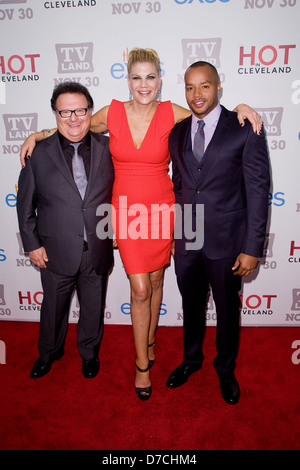 Wayne Knight, Kristen Johnston and Donald Faison TV Land holiday premiere party for 'Hot in Cleveland' & 'The Exes' at SD26 - Stock Photo