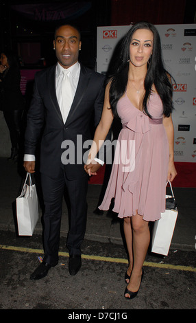 Simon Webbe OK Magazine Christmas Party - Departures London, England - 30.11.11 Stock Photo