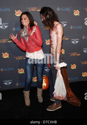 Melissa Rycroft The 3rd annual Los Angeles Haunted Hayride VIP opening night at Griffith Park Los Angeles, California - Stock Photo