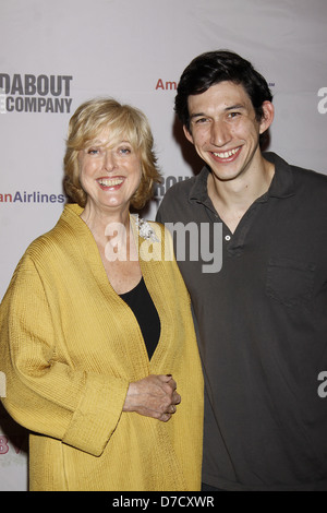 Maria Aitken and Adam Driver Opening night of the Broadway play 'Man And Boy' at Roundabout Theatre Company's American Airlines Stock Photo