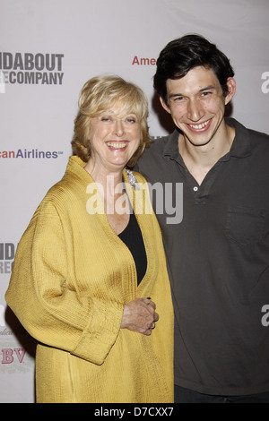 Maria Aitken and Adam Driver Opening night of the Broadway play 'Man And Boy' at Roundabout Theatre Company's American Airlines Stock Photo