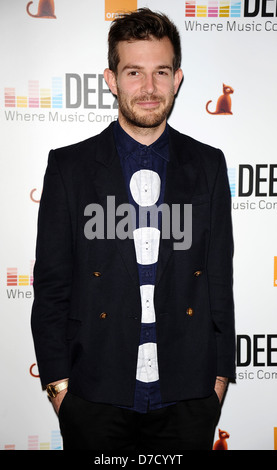 Welsh-born Rod Thomas of Bright Light Bright attends Deezer, the music streaming service launch in the UK, at the Hospital Stock Photo