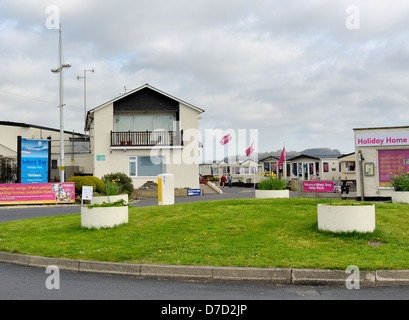 west bay parkdean caravan holiday park west bay dorset england uk Stock Photo