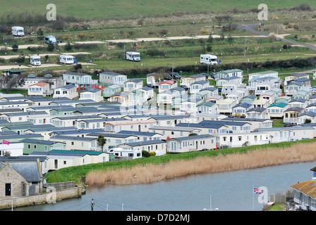 parkdean west bay holiday park dorset england uk Stock Photo