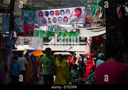 Transgender Election Candidate in Pakistan Stock Photo