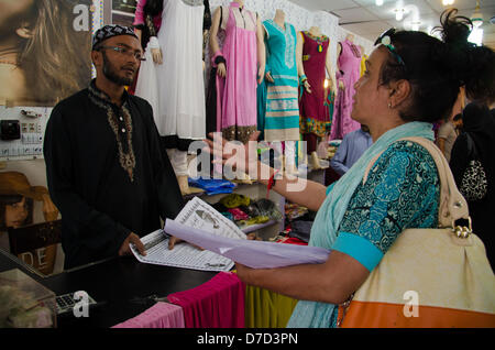 Transgender Election Candidate in Pakistan Stock Photo