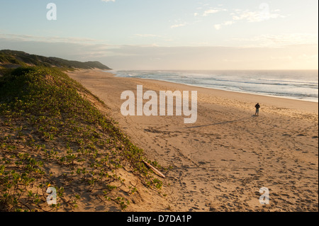 Beach, Ponta Malongane, Mozambique Stock Photo