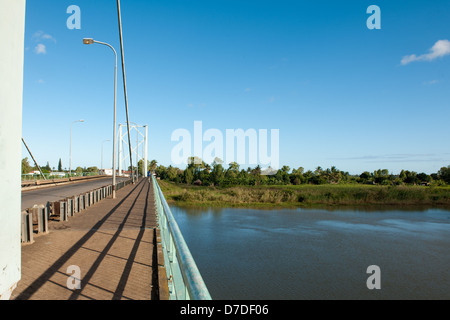 Bridge over the Limpopo river, Xai-Xai, Mozambique Stock Photo