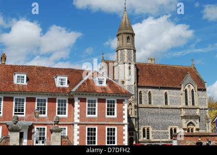 Around Salisbury Cathedral Close Stock Photo