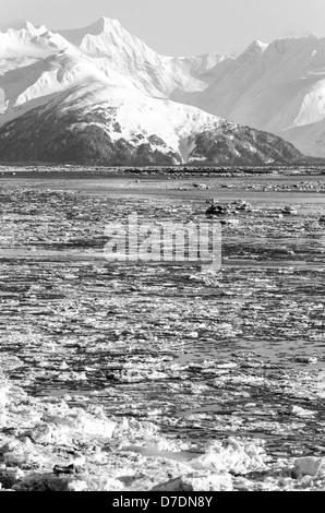 Turnagain Arm in Winter Stock Photo