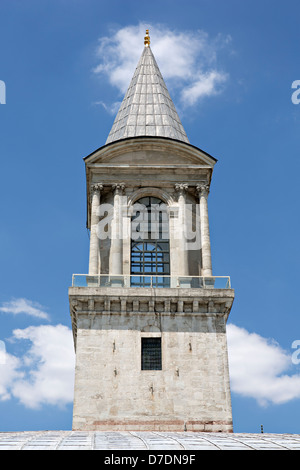 The Tower of Justice next to the Imperial Council hall, Topkapi Palace, Istanbul, Turkey Stock Photo