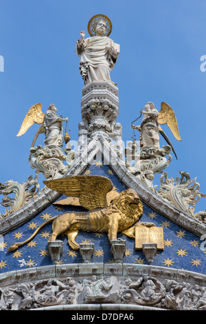 The Patriarchal Cathedral Basilica of Saint Mark Stock Photo