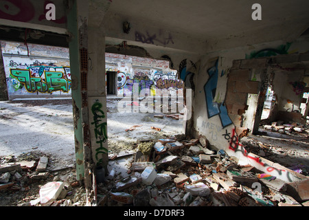 Abandoned Demolished Building Stock Photo