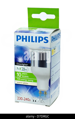 Philips Energy Saving Light Bulb. Stock Photo