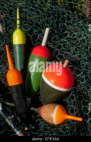 Selection freshwater cork fishing floats hi-res stock photography and