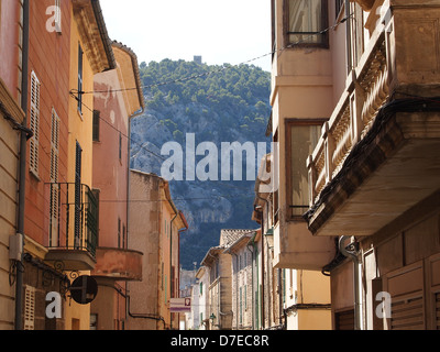 Lots of old houses in a small town on Majorca Stock Photo