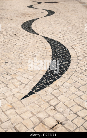Portuguese pavement Stock Photo