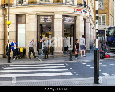 Tesco Metro Store, Covent garden, London Stock Photo