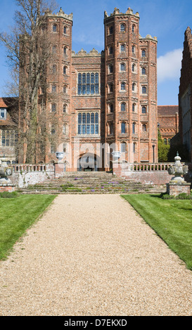 Layer Marney tower, Essex, England the tallest Tudor gatehouse in the country Stock Photo