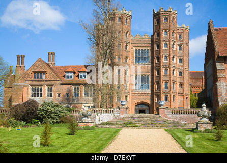 Layer Marney tower, Essex, England the tallest Tudor gatehouse in the country Stock Photo