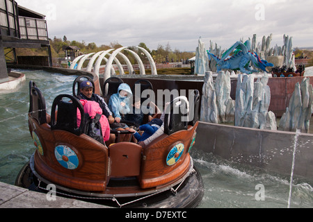 Vikings river splash ride legoland hi res stock photography and