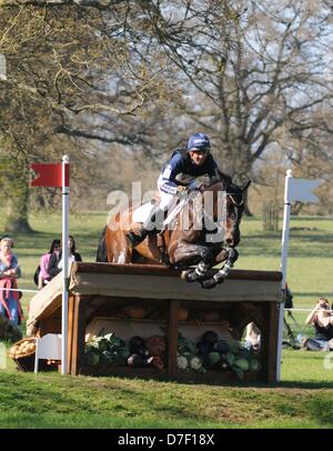 Badminton Horse Trials, UK. 6th May, 2013. Jonathan Paget (NZL) riding Clifton Promise during the Cross Country phase of the 2013 Mitsubishi Motors Badminton Horse Trials. Credit: Jonathan Clark/Alamy Live News Stock Photo