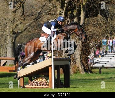 Badminton Horse Trials, UK. 6th May, 2013. Jonathan Paget (NZL) riding Clifton Promise during the Cross Country phase of the 2013 Mitsubishi Motors Badminton Horse Trials. Credit: Jonathan Clark/Alamy Live News Stock Photo