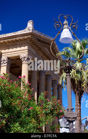 teatro massimo in Palermo, Sicily Stock Photo