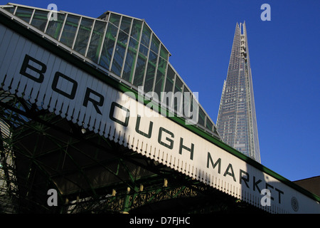 Borough Market is a wholesale and retail food market in Southwark, Central London, England. Stock Photo