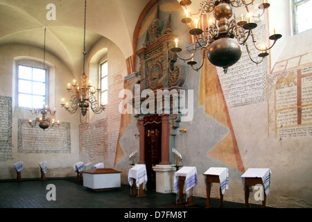 Interior Of Tykocin (Tiktin) Synagogue, Poland Stock Photo