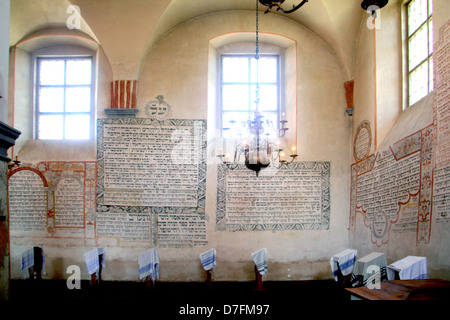 Interior Of Tykocin (Tiktin) Synagogue, Poland Stock Photo