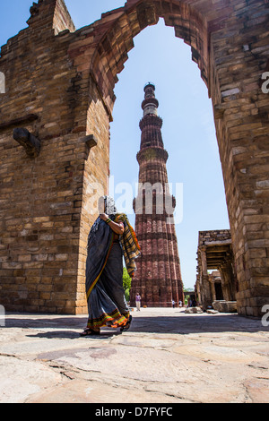 Qutub Minar, Delhi, India Stock Photo