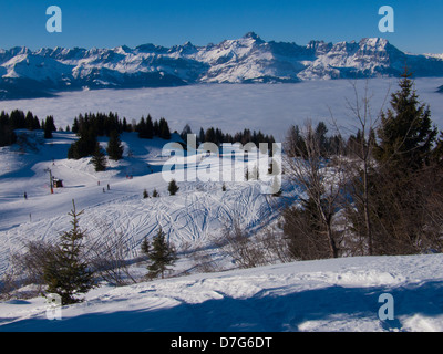 bellevue,les houche,haute savoie,france Stock Photo