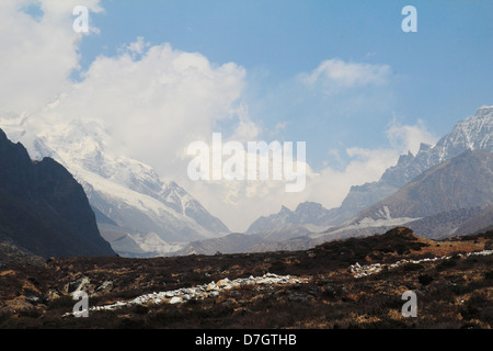 Kenchenjunga peak is the highest peak of the world No. 3 Stock Photo