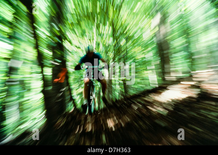 Mountain bike racing, Atlanta, Georgia Stock Photo