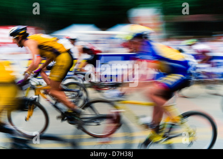 Mountain bike racing, Atlanta, Georgia Stock Photo