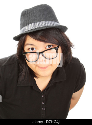 Portrait of an Asian teenager Stock Photo