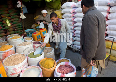 grain and seeds market in kabul, afghanistan Stock Photo