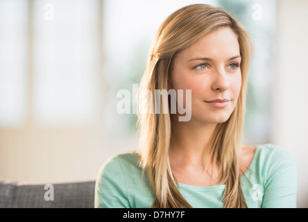 Portrait of young woman Stock Photo