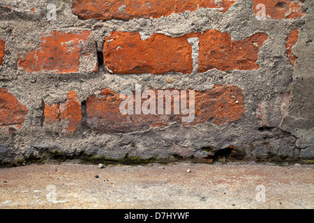 Brick wall texture for background. Macro shot Stock Photo