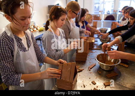 chocolate factory in the netherlkands Stock Photo