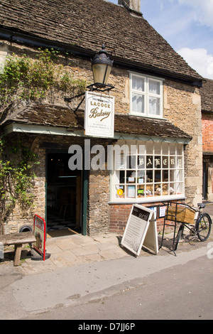 The Bakery In The Village Of Lacock, Wiltshire, England UK Stock Photo ...