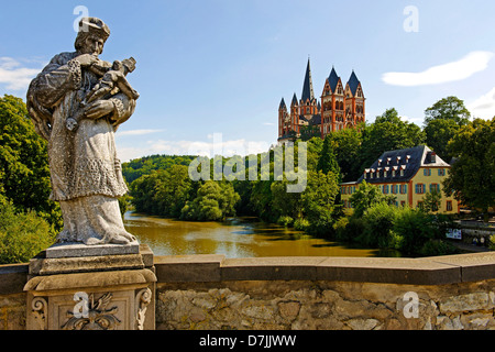 The cathedral in Limburg an der Lahn, Hesse, Germany Stock Photo