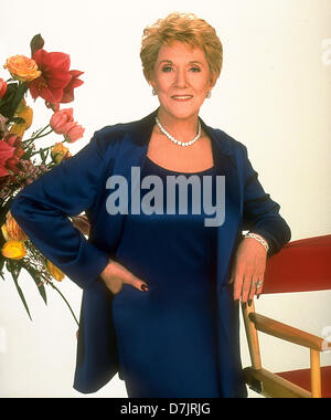 May 08, 2013 - FILE - JEANNE COOPER, the enduring soap opera star who played grande dame Katherine Chancellor for nearly four decades on 'The Young and the Restless' has died. She was 84. Cooper died Wednesday morning of an undisclosed illness in her sleep, her son the actor C. Bernsen announced publicly. PICTURED: Aug. 19, 1999 - Jeanne Cooper of The Young And The  Restless.Tv-Film Still. (Credit Image: © CBS/Entertainment Pictures/ZUMAPRESS.com) Stock Photo